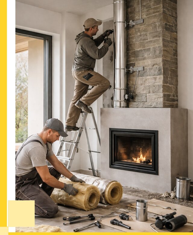 Монтаж дымоходов для каминов в Лянторе от 15356 р. ЭриданЛнт