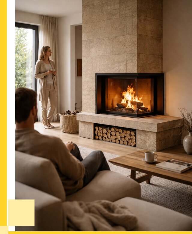 Угловые камины из кирпича установка в Лянторе от 153555 р. ЭриданЛнт