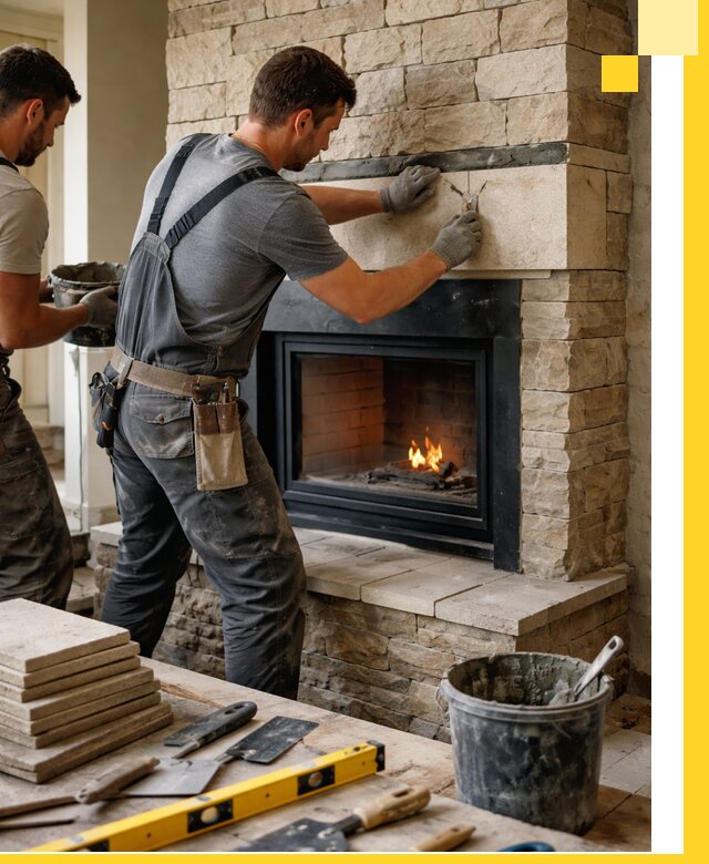 Проектирование и установка открытых каминов в Лянторе