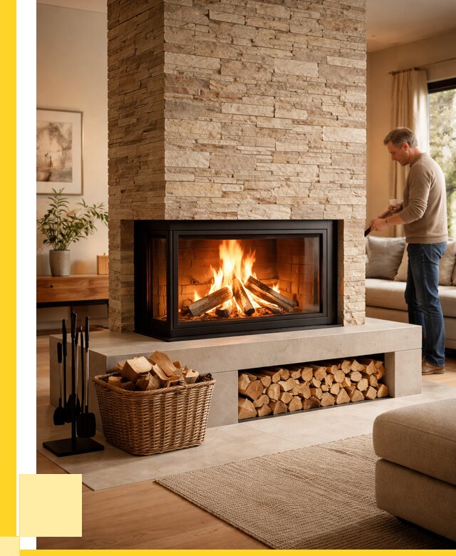 Дровяной камин под ключ в Лянторе от 204740 р. | ЭриданЛнт