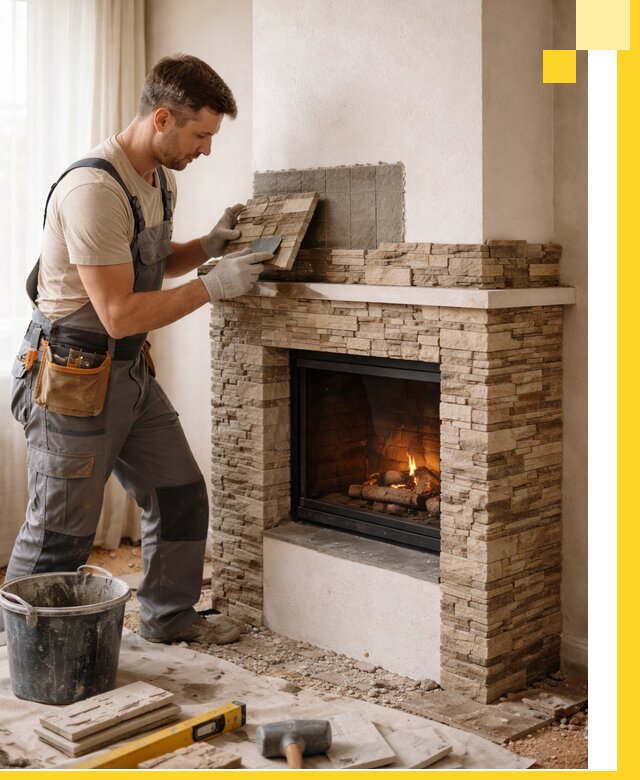 Изготовление и монтаж каминов для дома под ключ в Лянторе