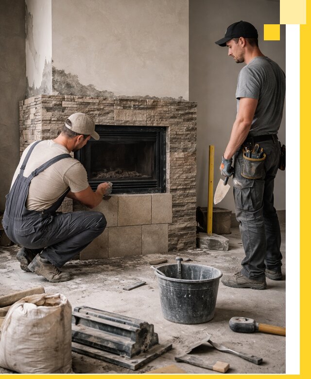 Камины под ключ в Лянторе: проект, изготовление и монтаж