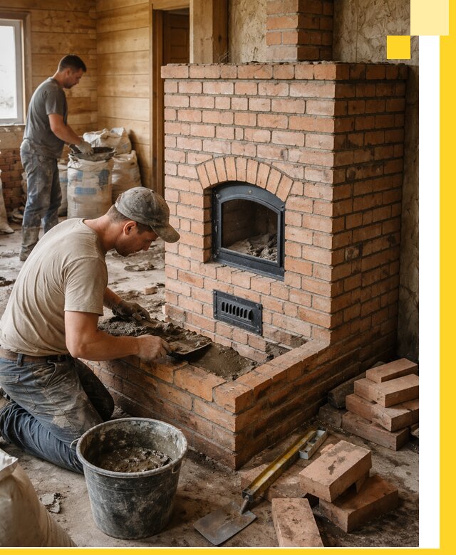 Профессиональное строительство печей в Лянторе под ключ