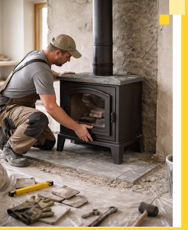 Профессиональный монтаж печей и каминов в Лянторе под ключ