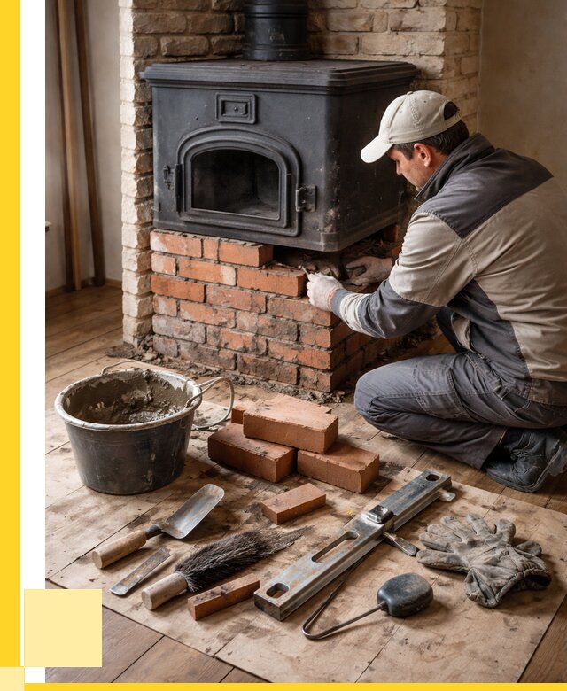 Ремонт печей в Лянторе от 12284 р., услуги печника ЭриданЛнт