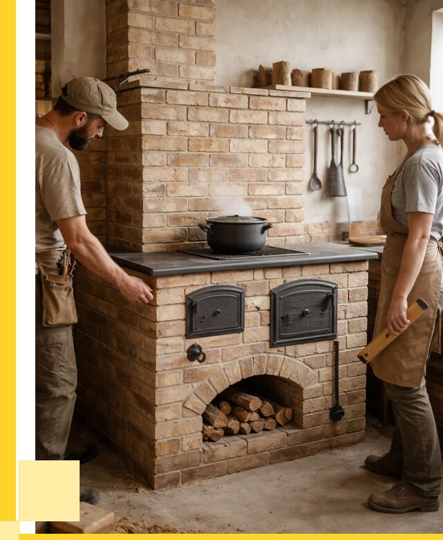 Варочно отопительные печи в Лянторе от 92133 р. | ЭриданЛнт