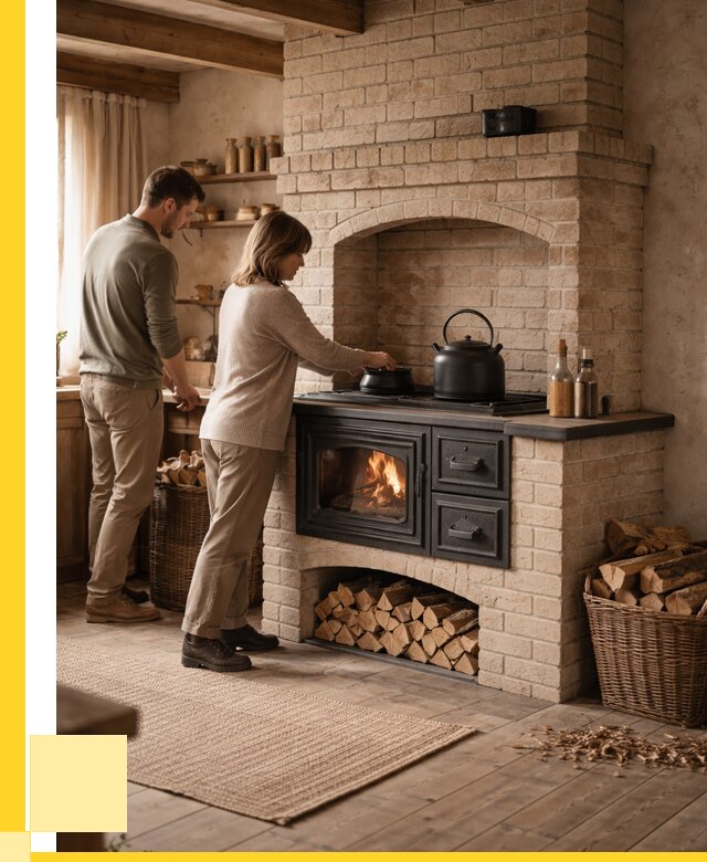 Печи с плитой в Лянторе от 46067 р. | ЭриданЛнт — кирпичная печь