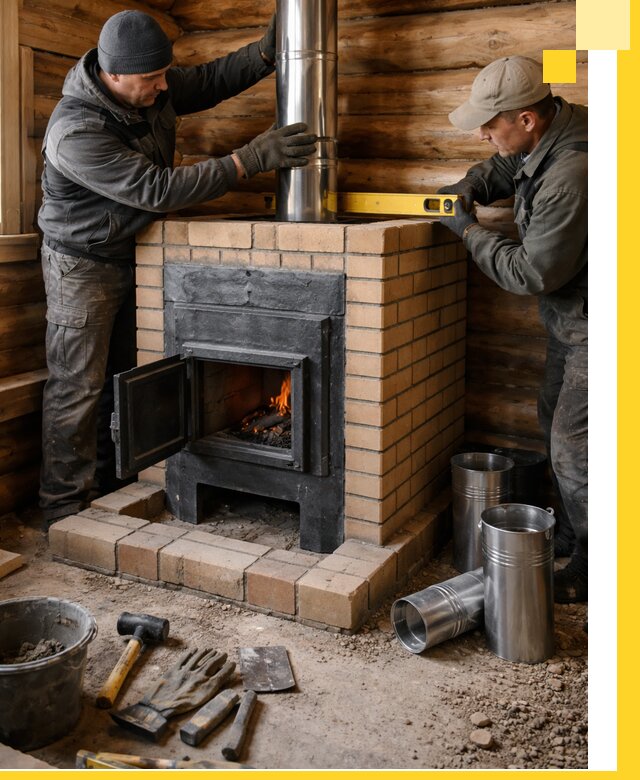 Проектирование, изготовление и установка банных печей в Лянторе