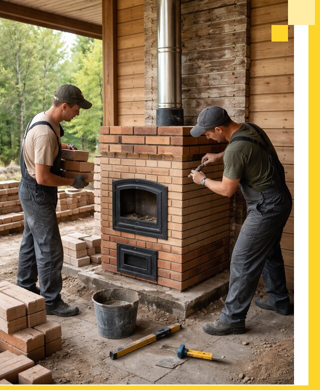 Производство и установка дачных печей под ключ в Лянторе