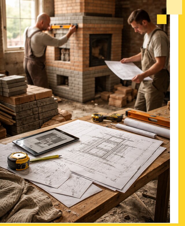 Проекты печей и каминов с индивидуальным дизайном в Лянторе