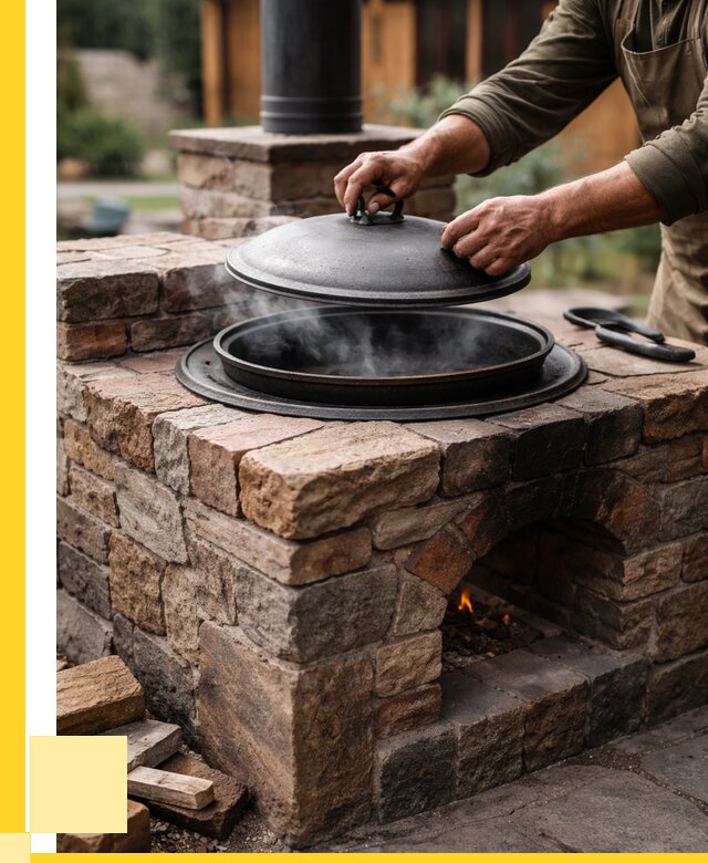 Печи для казана в Лянторе по цене от 18427 р. | ЭриданЛнт