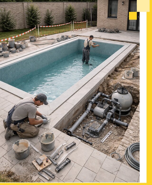 Строительство бассейнов под ключ в Лянторе: проекты и монтаж