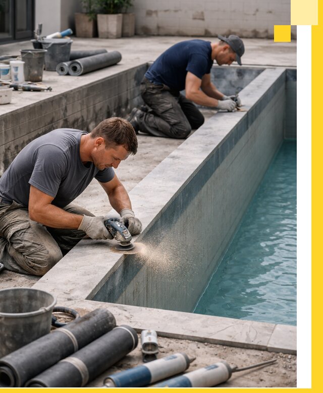 Профессиональный ремонт бассейнов под ключ в Лянторе