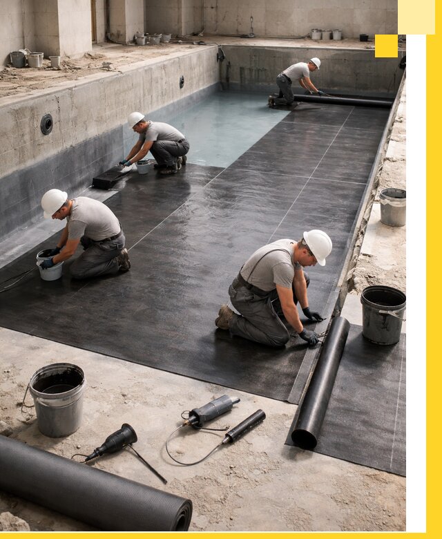 Профессиональная гидроизоляция бассейнов и чаш в Лянторе под ключ