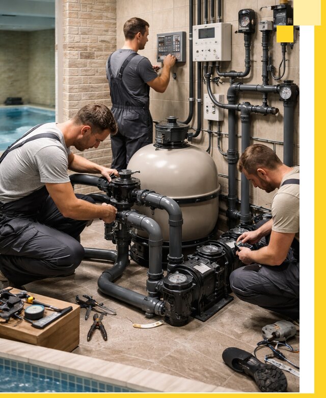 Комплексное оборудование для бассейнов под ключ в Лянторе