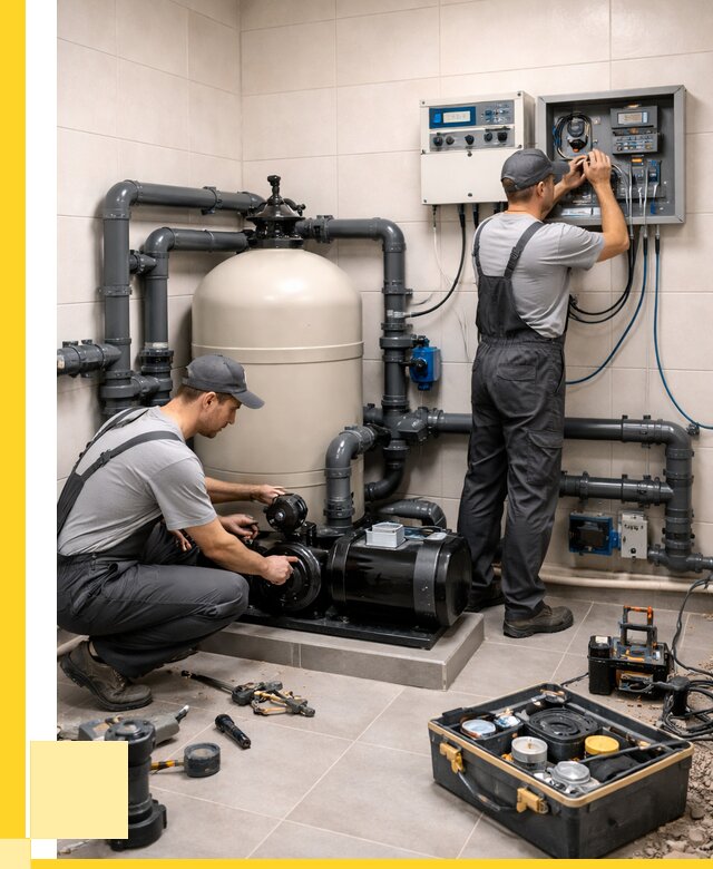 Монтаж оборудования для бассейнов в Лянторе от 40948 р. | ЭриданЛнт