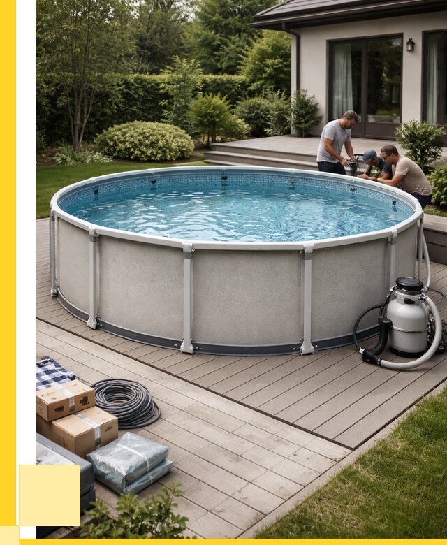 Купить каркасные бассейны в Лянторе от 46067 р. | ЭриданЛнт