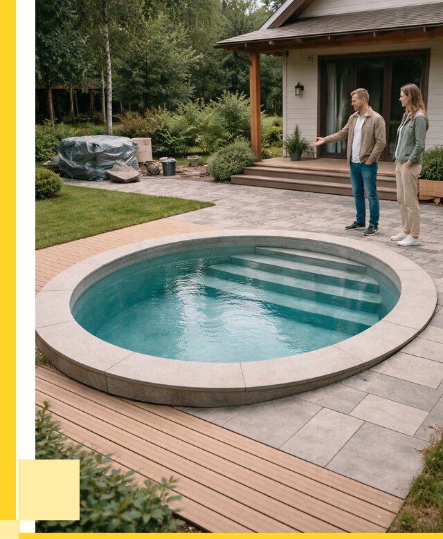 Бассейн на даче под ключ в Лянторе от 204740 р., ЭриданЛнт