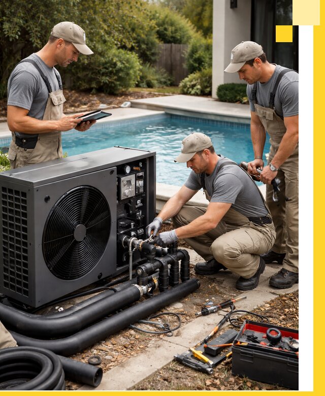 Проектирование и установка тепловых насосов для бассейнов в Лянторе