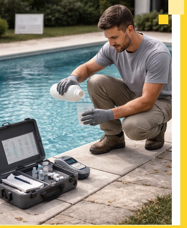 Профессиональная дезинфекция воды в бассейне в Лянторе