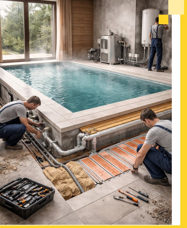 Проектирование и строительство тёплых бассейнов в Лянторе