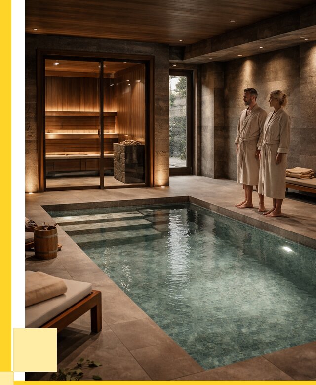 Сауна с большим бассейном в Лянторе от 1228440 р. ЭриданЛнт