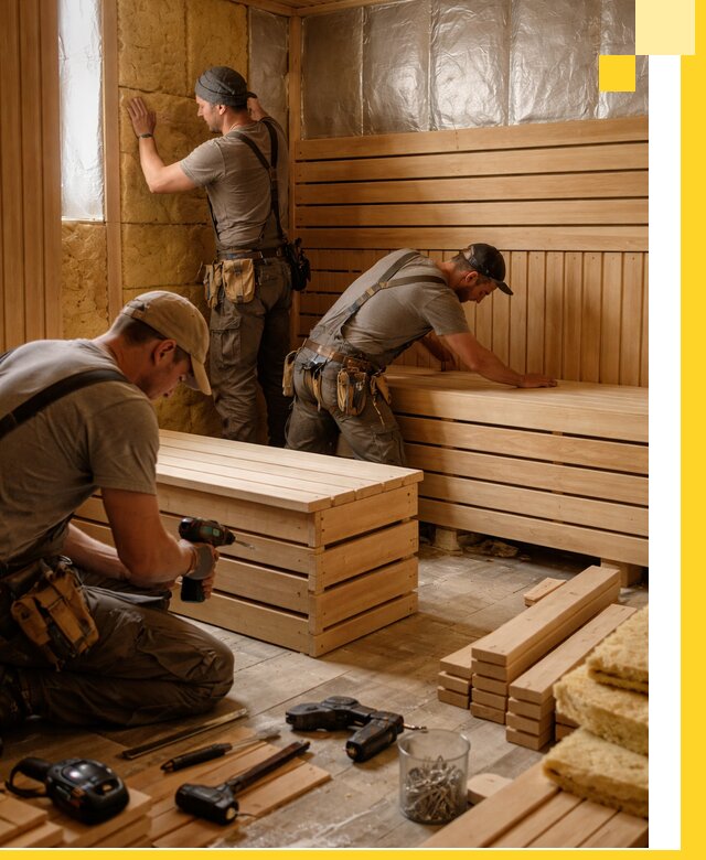 Профессиональное строительство саун под ключ в Лянторе