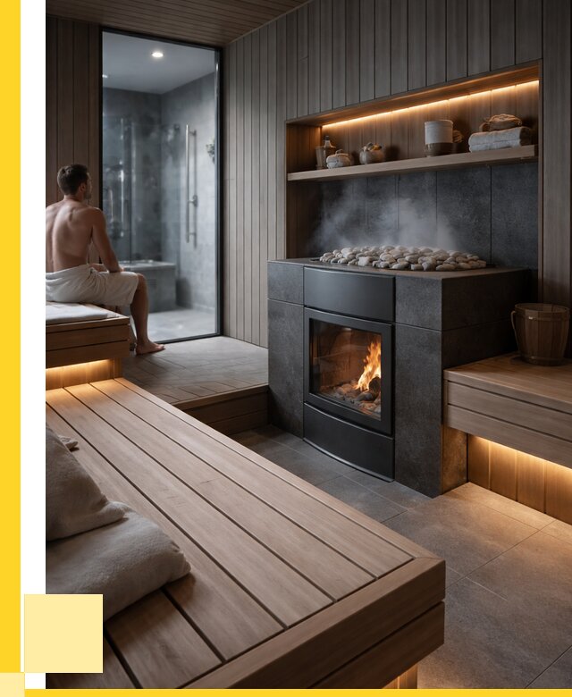 Проект сауны в частном доме в Лянторе от 35830 р. | ЭриданЛнт
