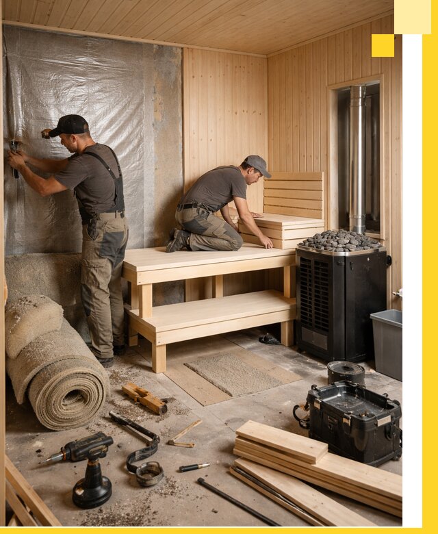 Проекты саун под ключ в Лянторе дизайн и строительство