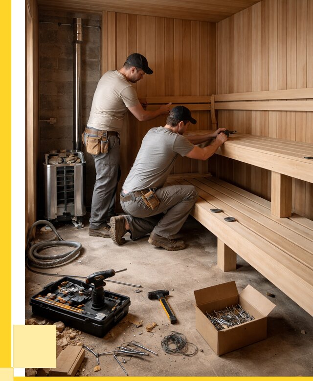 Монтаж саун под ключ в Лянторе от 122844 р. | ЭриданЛнт