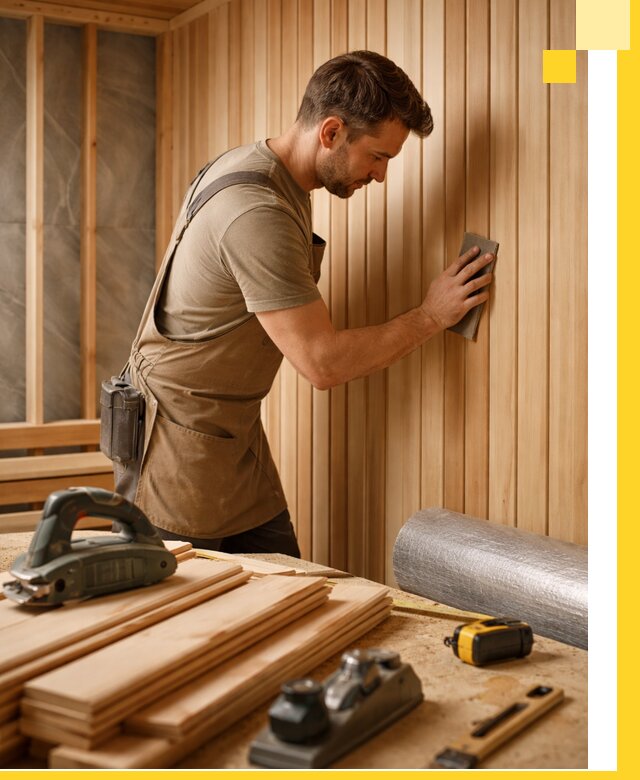 Профессиональная отделка саун и парных под ключ в Лянторе