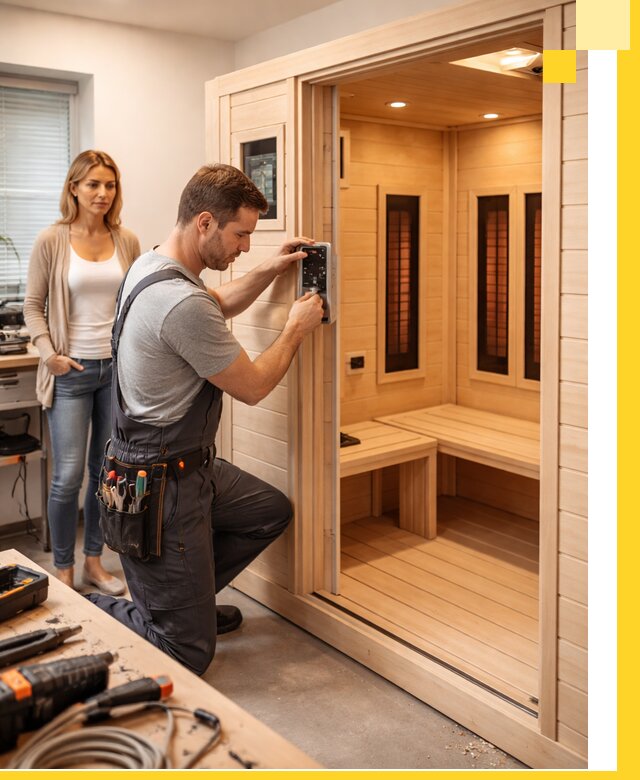 Инфракрасные сауны под ключ в Лянторе продажа и установка