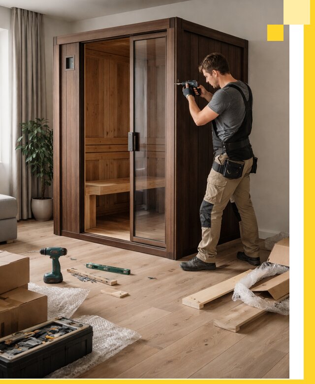 Установка и производство мини саун под ключ в Лянторе