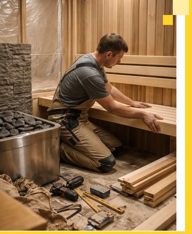 Сауны для дома под ключ с проектированием и монтажом в Лянторе