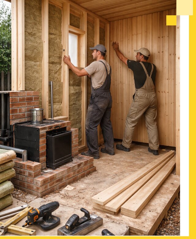 Строительство и установка дачных саун под ключ в Лянторе