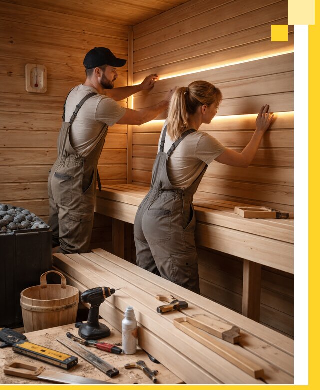 Дизайн саун и бань под ключ с индивидуальным проектом в Лянторе