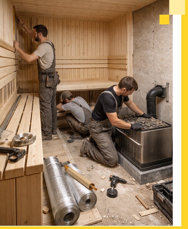 Индивидуальные сауны на заказ в Лянторе под ключ, проект и монтаж