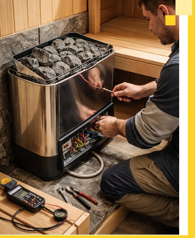 Продажа и установка электрокаменок для саун в Лянторе