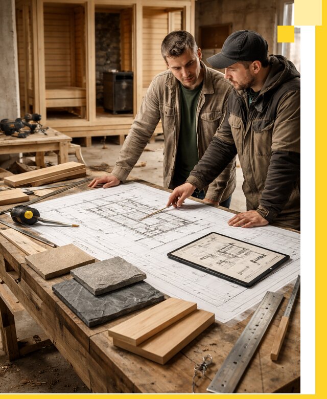 Проекты бань под ключ и планы строительства в Лянторе