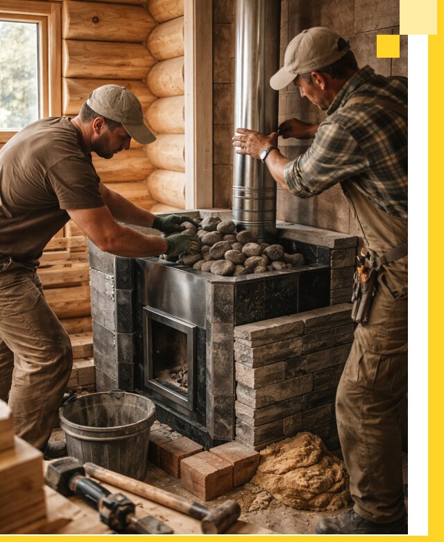 Строительство и отделка русских бань под ключ в Лянторе