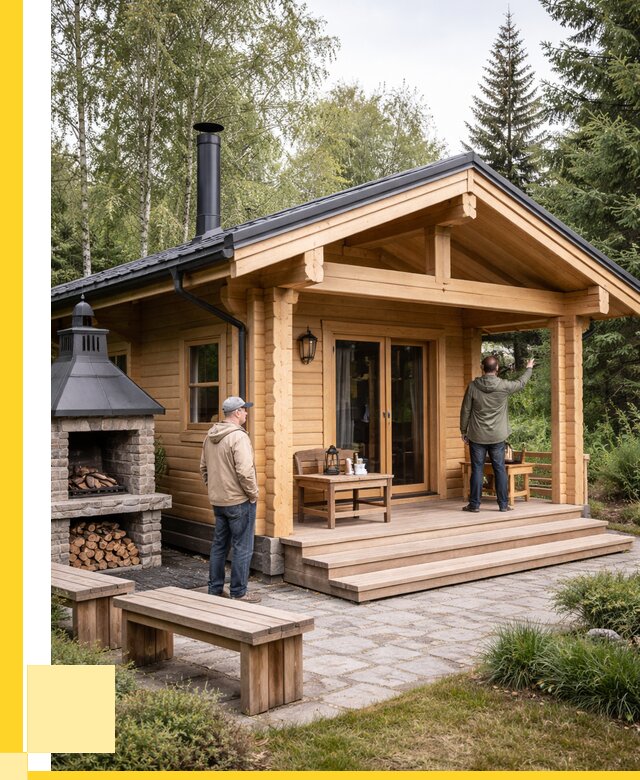 Деревянные бани под ключ в Лянторе от 460665 р. | ЭриданЛнт