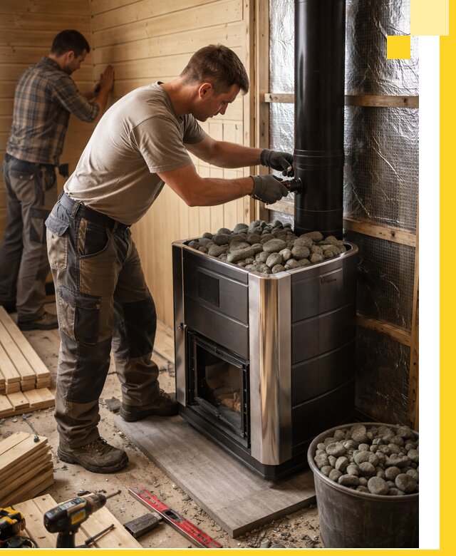 Проектирование и строительство парилок для бани в Лянторе под ключ