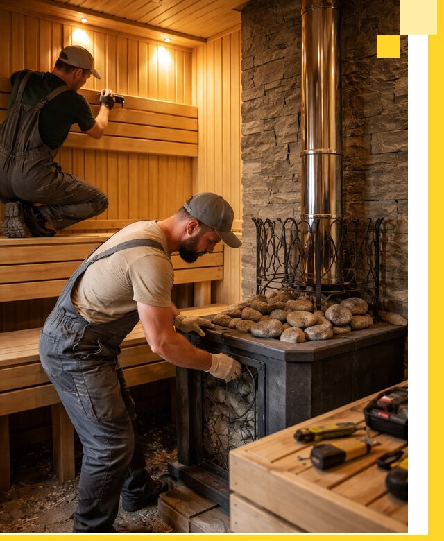 Комплексный дизайн бань, саун и зон отдыха в Лянторе