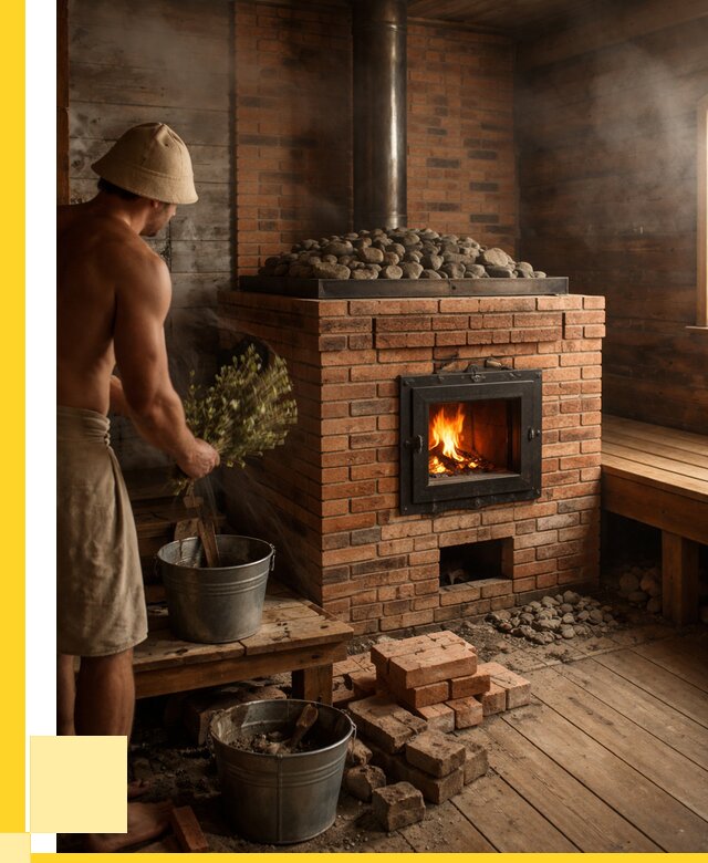 Кирпичные банные печи в Лянторе от 92133 р. | ЭриданЛнт