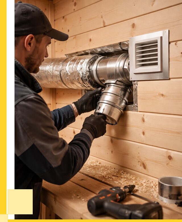 Монтаж вентиляции бани в Лянторе от 12284 р. | ЭриданЛнт