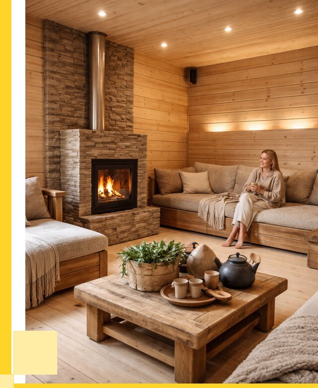 Проект бани с комнатой отдыха в Лянторе от 35830 р. | ЭриданЛнт