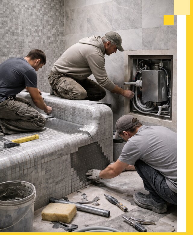 Проекты хамамов под ключ в Лянторе и дизайн и строительство