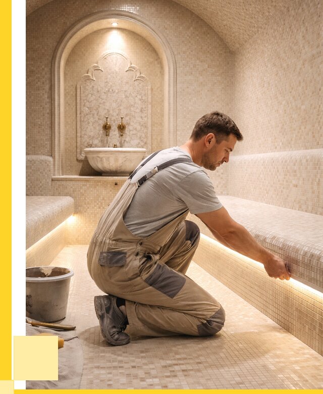 Отделка хамамов под ключ в Лянторе от 5630 р. | ЭриданЛнт