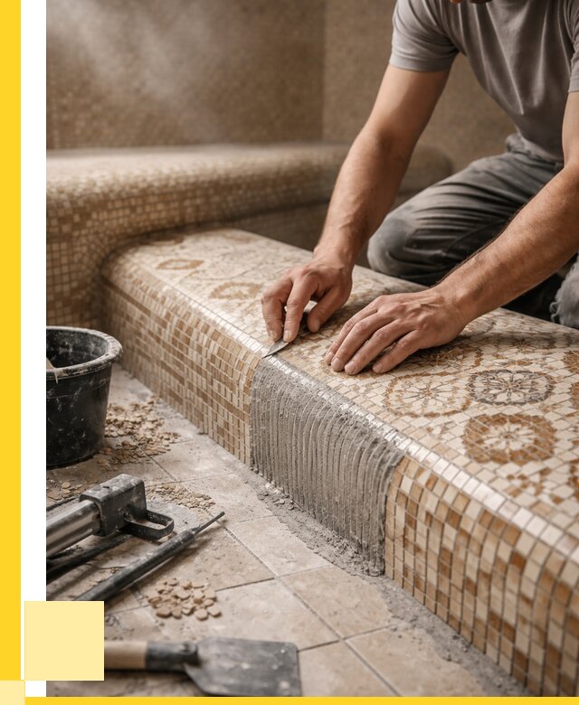 Плитка для хамама под ключ в Лянторе от 3583 р. | ЭриданЛнт